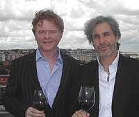 Simply Red's Mick Hucknall and partner, oenologist Salvo Foti