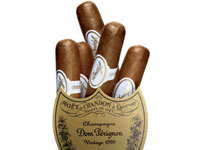Cigars, like Dom Pérignon Vintage Champagne, have a complex flavor Cigars, like Dom Pérignon Vintage Champagne, have a complex flavor