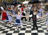 Children dancing at Oktoberfest-Zinzinnati