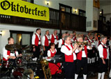A German band playing at the New Ulm Oktoberfest