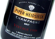 A Piper-Heidsieck Champagne label A Vintage Champagne