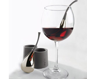 skybar Wine Chill Drops bring a glass of wine to the proper serving temperature in no time