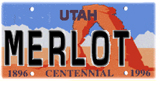 A mock-up of the offensive license plate
