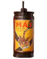 Mas Wine Company's wine keg