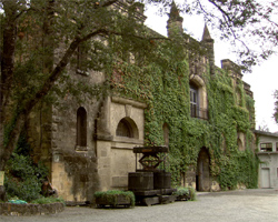 A view of Napa Valley's Chateau Montelena