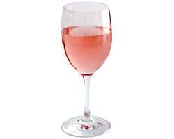 A glass of Rosé