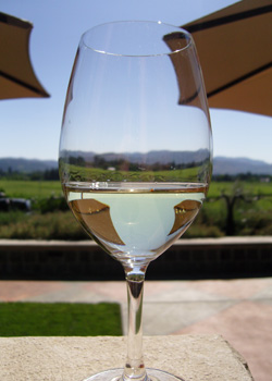 Wine at Flora Springs Winery