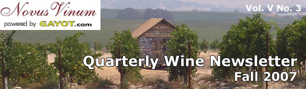 Quarterly Wine Newsletter Fall 2007