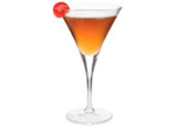 A Manhattan cocktail, one of our many cocktail recipes