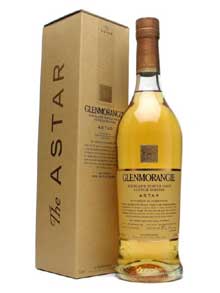 A bottle of Glenmorangie Astar Scotch