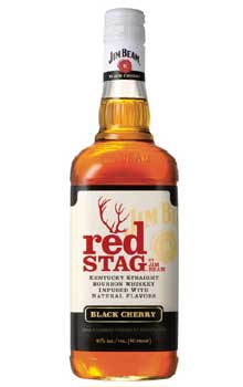 A bottle of Red Stag by Jim Beam Bourbon