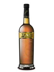 A bottle of Xante Liqueur