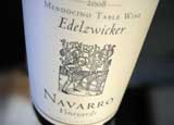 Navarro Vineyards 2008 Edelzwicker
