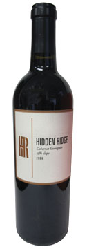 Hidden Ridge Vineyard 2006 Cabernet Sauvignon, our Wine of the Week review