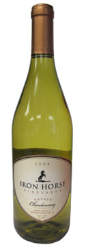 Iron Horse Vineyards 2008 Estate Chardonnay, our Wine of the Week review