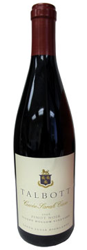 Talbott Vineyards 2008 Cuvee Sarah Case Pinot Noir, our Wine of the Week review