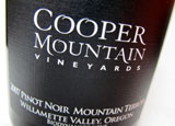 Cooper Mountain Vineyards 2007 Pinot Noir wine review