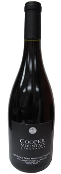 Cooper Mountain Vineyards 2007 Pinot Noir "Mountain Terroir"