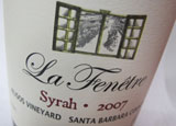 La Fenetre 2007 Alisos Vineyard Syrah wine review