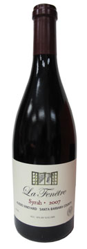 La Fenetre 2007 Alisos Vineyard Syrah