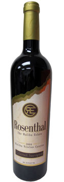 Rosenthal the Malibu Estate 2004 Cabernet Sauvignon wine review