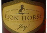 Wine label of Iron Horse Vineyards Joy! Rosé