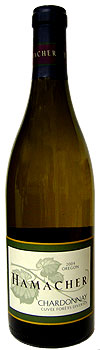 Bottle of 2004 Hamacher Chardonnay Cuvée Forêts Diverses Wine