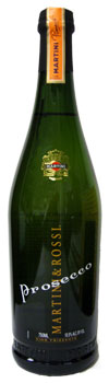 Bottle of Martini & Rossi Prosecco