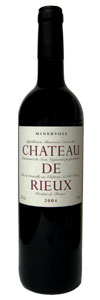 Bottle of 2004 Chateau de Rieux Wine